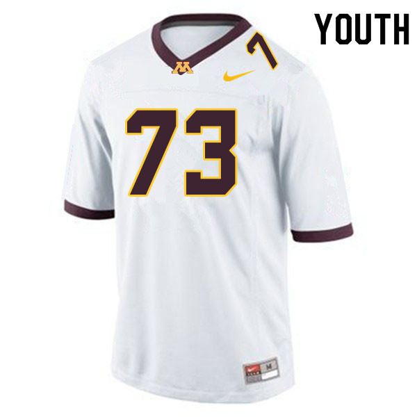Youth #73 Tyrell Lawrence Minnesota Golden Gophers College Football Jerseys Sale-White - Click Image to Close